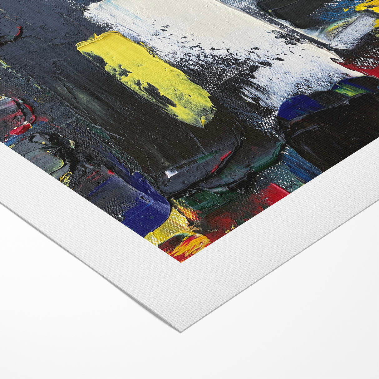Bold Textured Abstract Expressionist Canvas Wall Art