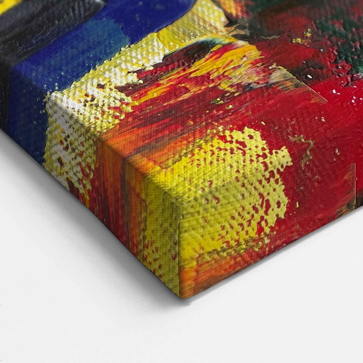 Bold Textured Abstract Expressionist Canvas Wall Art