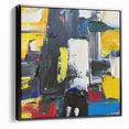 Bold Textured Abstract Expressionist Canvas Wall Art