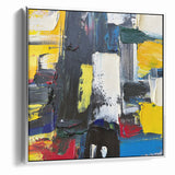 Bold Textured Abstract Expressionist Canvas Wall Art