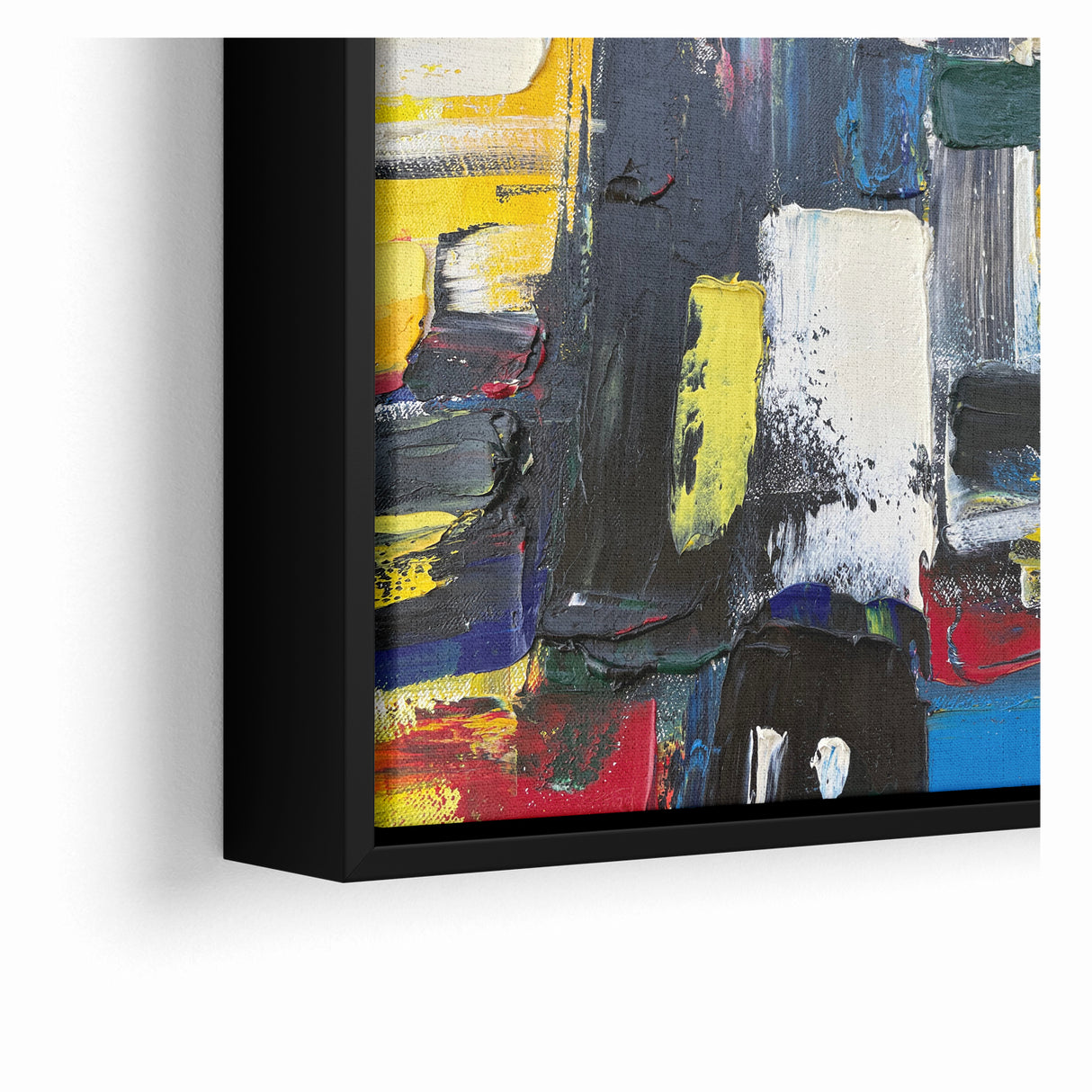 Bold Textured Abstract Expressionist Canvas Wall Art