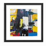Bold Textured Abstract Expressionist Canvas Wall Art