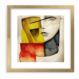 Abstract Portrait Expressionist Canvas Wall Art