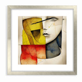 Abstract Portrait Expressionist Canvas Wall Art