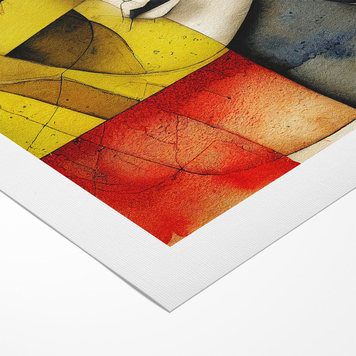 Abstract Portrait Expressionist Canvas Wall Art