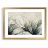 Delicate Petals Abstract Floral Canvas | Contemporary Wall Art