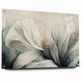 Delicate Petals Abstract Floral Canvas | Contemporary Wall Art
