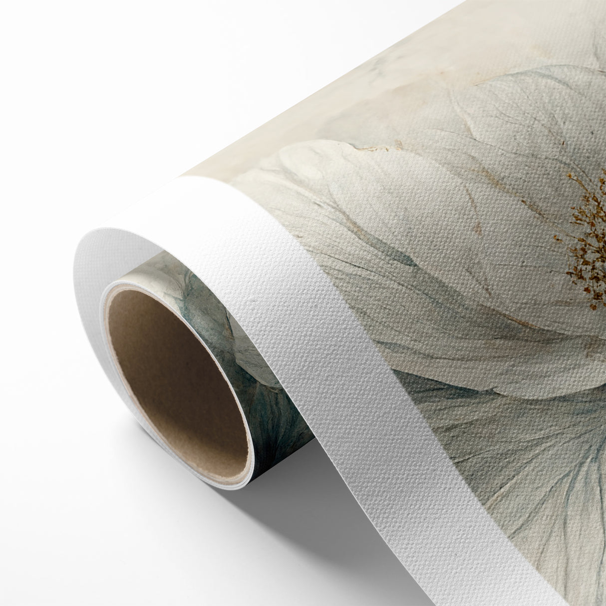 Delicate Petals Abstract Floral Canvas | Contemporary Wall Art
