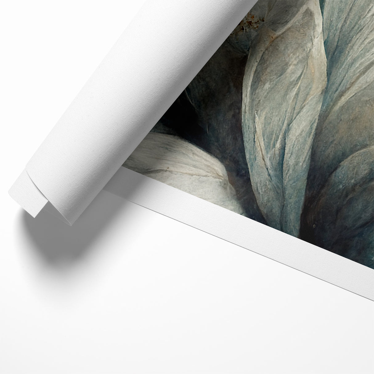 Delicate Petals Abstract Floral Canvas | Contemporary Wall Art