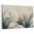 Delicate Petals Abstract Floral Canvas | Contemporary Wall Art