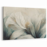 Delicate Petals Abstract Floral Canvas | Contemporary Wall Art