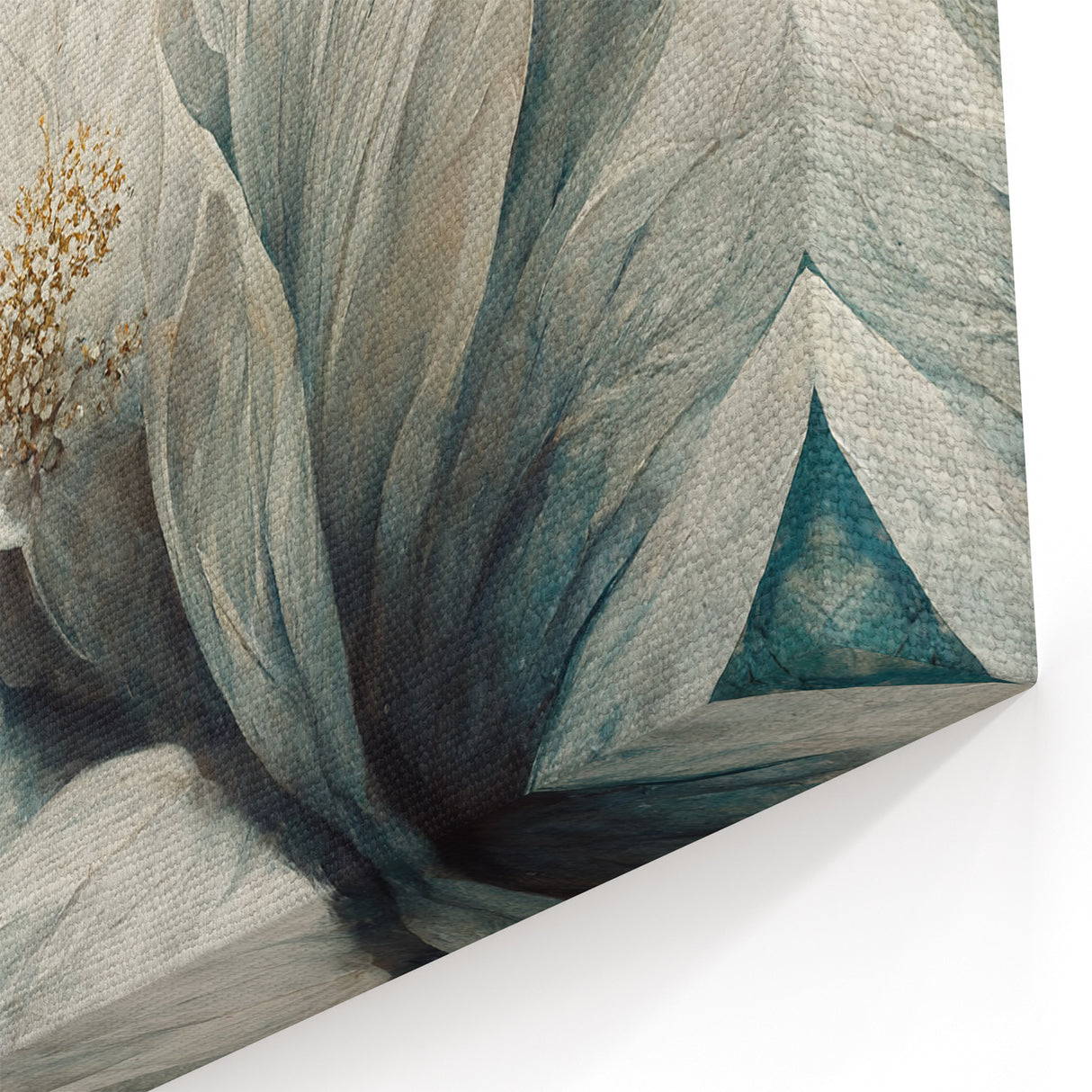 Delicate Petals Abstract Floral Canvas | Contemporary Wall Art