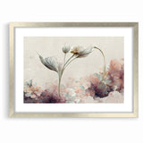 Subtle Elegance Floral Abstract Canvas | Contemporary Wall Art