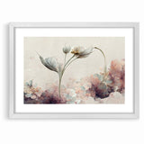 Subtle Elegance Floral Abstract Canvas | Contemporary Wall Art