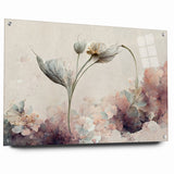 Subtle Elegance Floral Abstract Canvas | Contemporary Wall Art