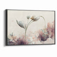 Subtle Elegance Floral Abstract Canvas | Contemporary Wall Art