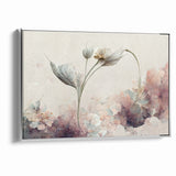 Subtle Elegance Floral Abstract Canvas | Contemporary Wall Art