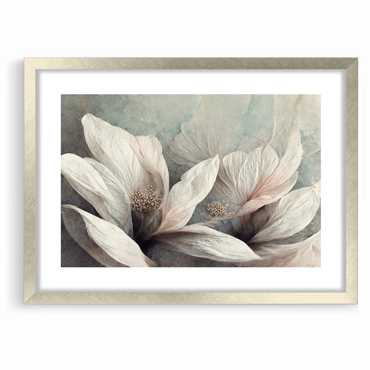 Soft Petals Abstract Floral Canvas | Artistic Wall Decor