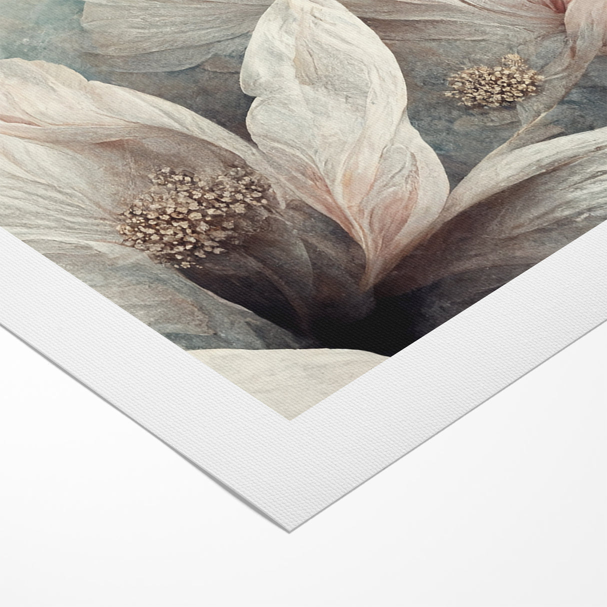 Soft Petals Abstract Floral Canvas | Artistic Wall Decor