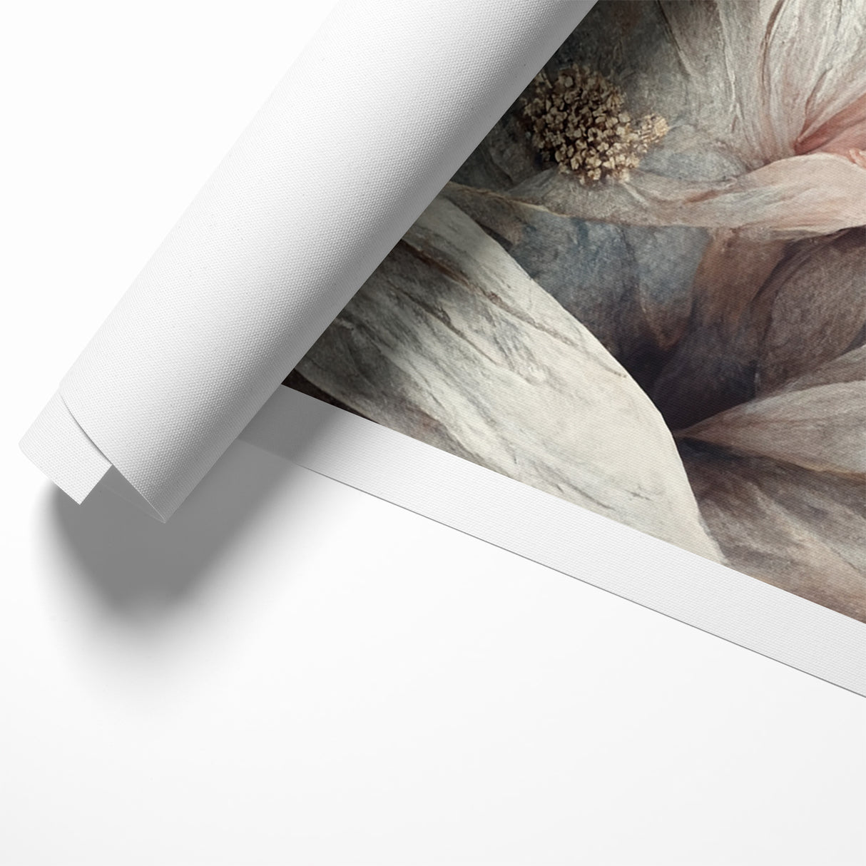 Soft Petals Abstract Floral Canvas | Artistic Wall Decor