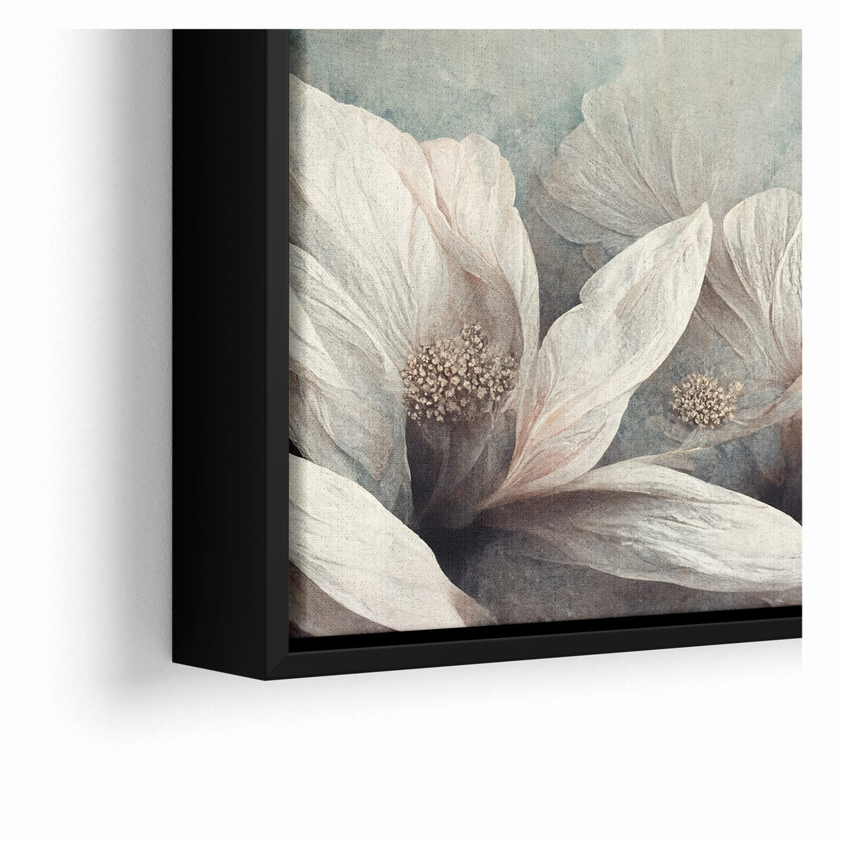 Soft Petals Abstract Floral Canvas | Artistic Wall Decor