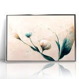 Dreamy Blossoms Abstract Floral Canvas | Elegant Wall Art