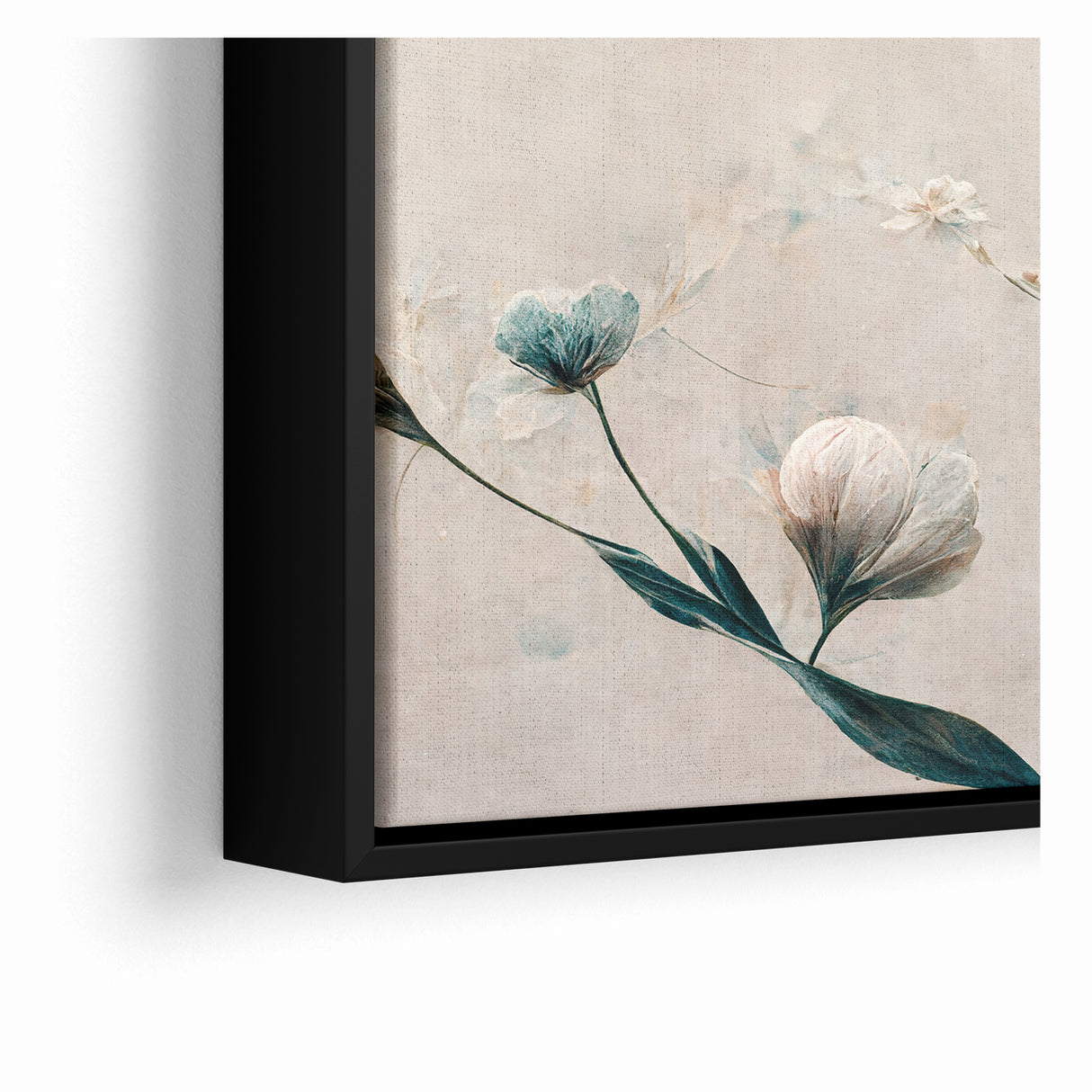 Dreamy Blossoms Abstract Floral Canvas | Elegant Wall Art