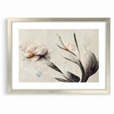 Graceful Bloom Abstract Floral Canvas | Modern Art Decor