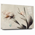 Graceful Bloom Abstract Floral Canvas | Modern Art Decor