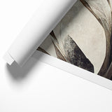 Graceful Bloom Abstract Floral Canvas | Modern Art Decor