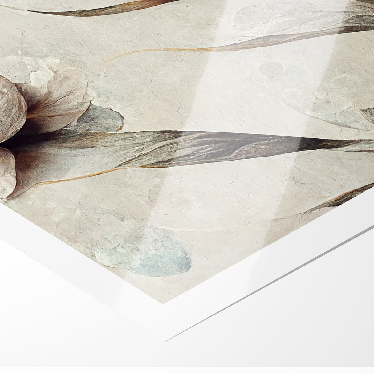Graceful Bloom Abstract Floral Canvas | Modern Art Decor