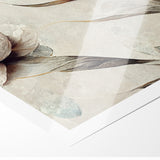 Graceful Bloom Abstract Floral Canvas | Modern Art Decor