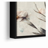 Graceful Bloom Abstract Floral Canvas | Modern Art Decor