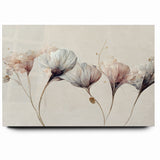 Serene Blooms Abstract Floral Canvas | Contemporary Wall Art