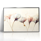 Serene Blooms Abstract Floral Canvas | Contemporary Wall Art