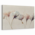 Serene Blooms Abstract Floral Canvas | Contemporary Wall Art