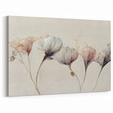 Serene Blooms Abstract Floral Canvas | Contemporary Wall Art