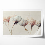 Serene Blooms Abstract Floral Canvas | Contemporary Wall Art