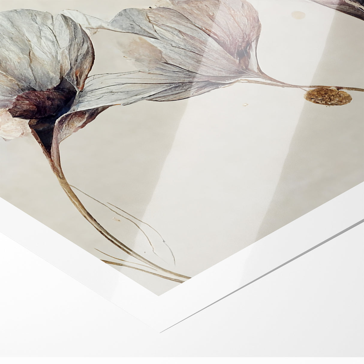 Serene Blooms Abstract Floral Canvas | Contemporary Wall Art