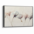 Serene Blooms Abstract Floral Canvas | Contemporary Wall Art