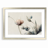 Tranquil Blooms Abstract Floral Canvas | Elegant Wall Art