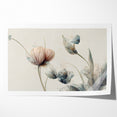 Tranquil Blooms Abstract Floral Canvas | Elegant Wall Art