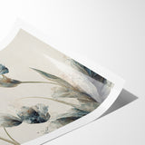Tranquil Blooms Abstract Floral Canvas | Elegant Wall Art