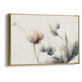 Tranquil Blooms Abstract Floral Canvas | Elegant Wall Art