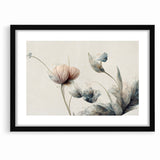 Tranquil Blooms Abstract Floral Canvas | Elegant Wall Art