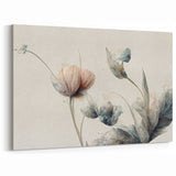 Tranquil Blooms Abstract Floral Canvas | Elegant Wall Art