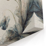 Tranquil Blooms Abstract Floral Canvas | Elegant Wall Art