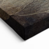 Golden Glow Abstract Floral Canvas | Modern Wall Art