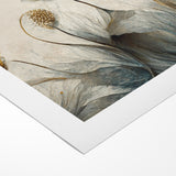 Midnight Blooms Abstract Floral Canvas | Elegant Wall Art