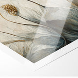 Midnight Blooms Abstract Floral Canvas | Elegant Wall Art
